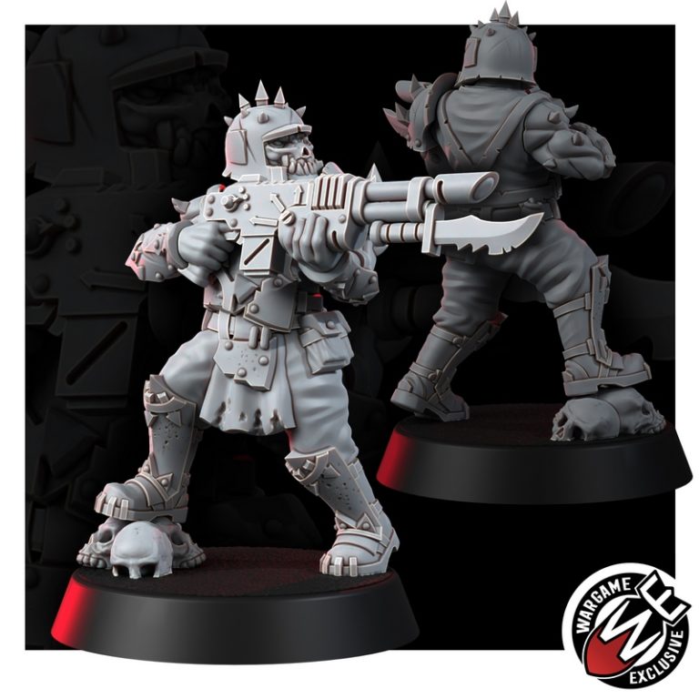 痛感叛逆者——军团推进——3D打印模型|Renegade of Pain – Regiment Advancing – 3D Print Model