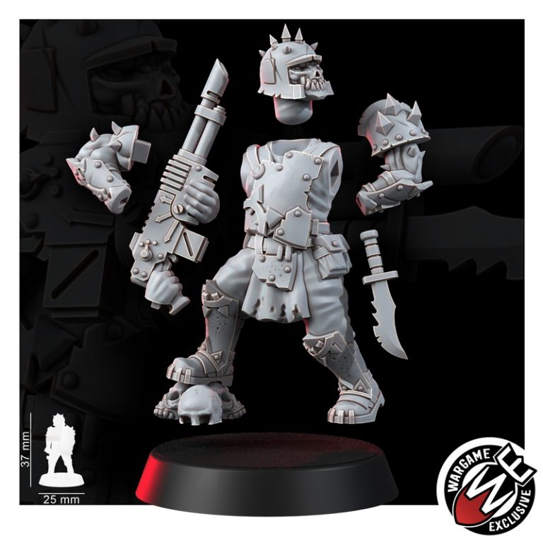 痛感叛逆者——军团推进——3D打印模型|Renegade of Pain – Regiment Advancing – 3D Print Model