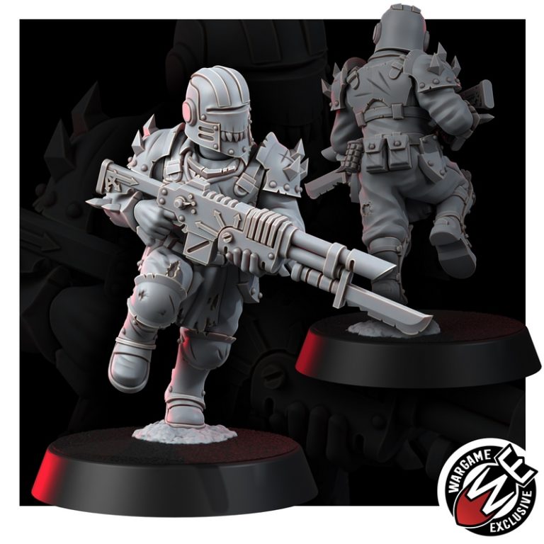 痛感叛逆者——军团推进——3D打印模型|Renegade of Pain – Regiment Advancing – 3D Print Model