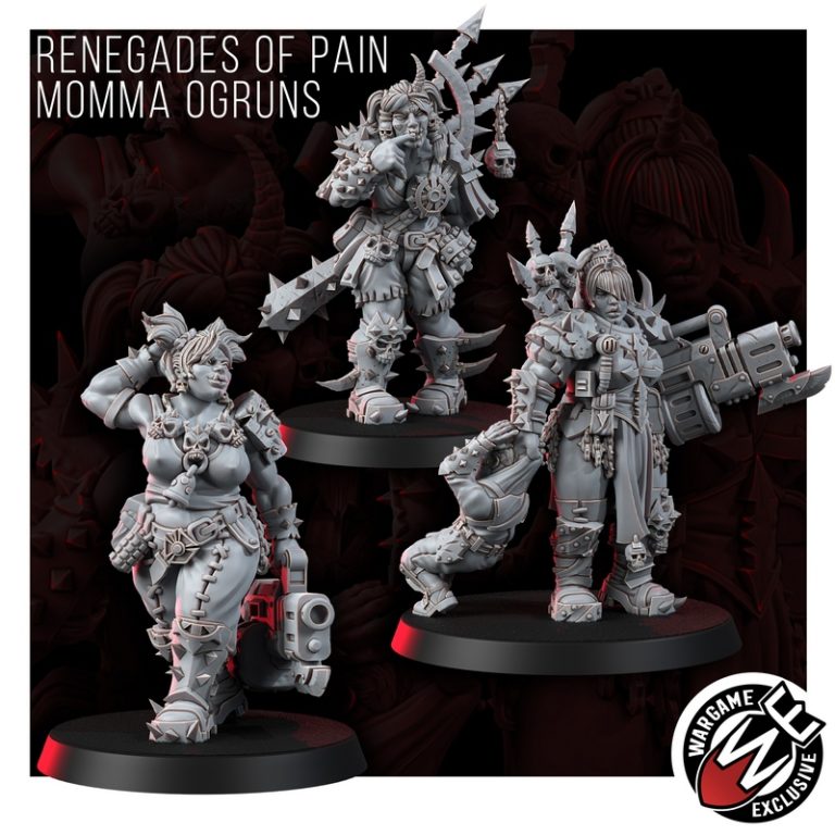 疼痛叛逆者——莫玛·奥格伦 3D打印模型|Renegade of Pain – Momma Ogruns – 3D Print Model
