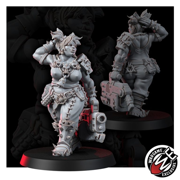 疼痛叛逆者——莫玛·奥格伦 3D打印模型|Renegade of Pain – Momma Ogruns – 3D Print Model