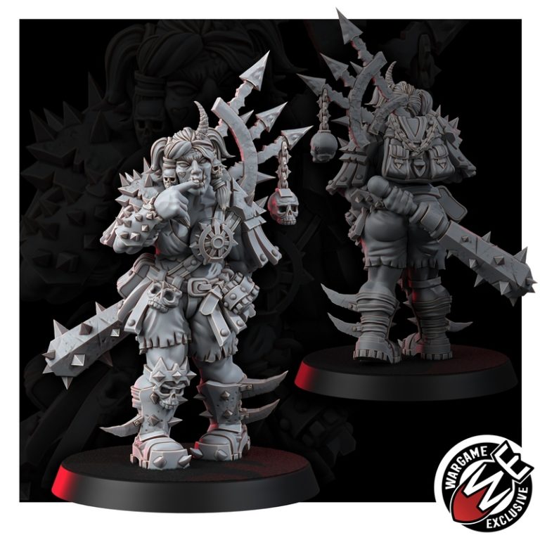 疼痛叛逆者——莫玛·奥格伦 3D打印模型|Renegade of Pain – Momma Ogruns – 3D Print Model