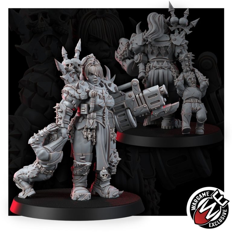 疼痛叛逆者——莫玛·奥格伦 3D打印模型|Renegade of Pain – Momma Ogruns – 3D Print Model