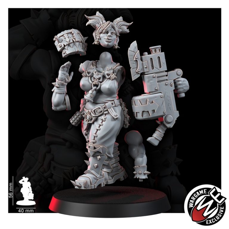 疼痛叛逆者——莫玛·奥格伦 3D打印模型|Renegade of Pain – Momma Ogruns – 3D Print Model
