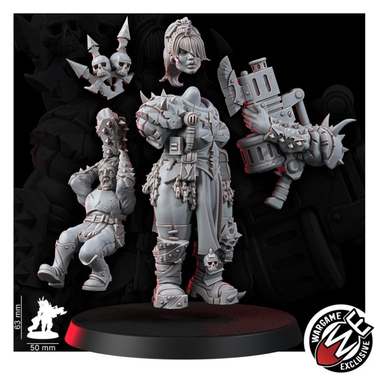 疼痛叛逆者——莫玛·奥格伦 3D打印模型|Renegade of Pain – Momma Ogruns – 3D Print Model