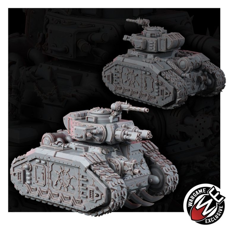 痛烈叛逆者——毁灭战车 3D打印模型|Renegade of Pain – Degrader Battle Tank – 3D Print Model