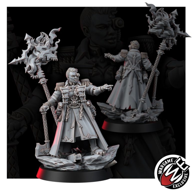 痛感叛徒——乌恩瓦拉·克雷德 3D打印模型|Renegade of Pain – Lord Regent Ungvarra Kred – 3D Print Model