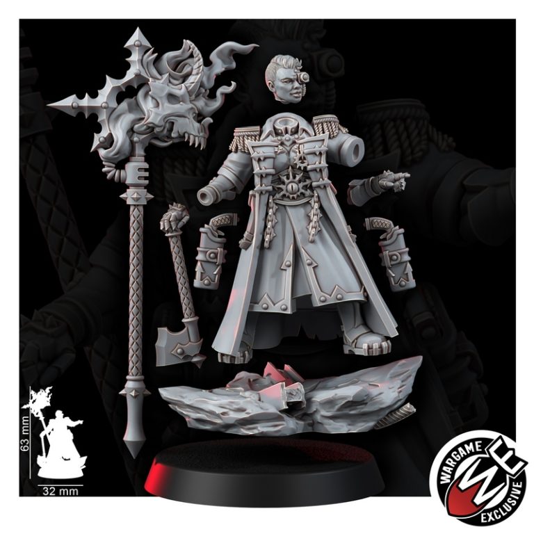 痛感叛徒——乌恩瓦拉·克雷德 3D打印模型|Renegade of Pain – Lord Regent Ungvarra Kred – 3D Print Model