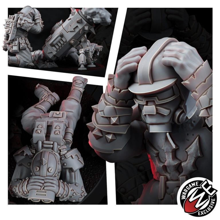 痛感叛逆者—— agony武器小队恐怖迫击炮 3D打印模型|Renegade of Pain – Agony Weapon Team Terrrifying Mortar – 3D Print Model