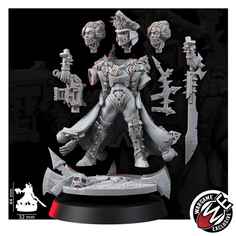 痛楚叛逆者——伊伦· agony 3D打印模型|Renegade of Pain – Iren Mistress of Agony – 3D Print Model