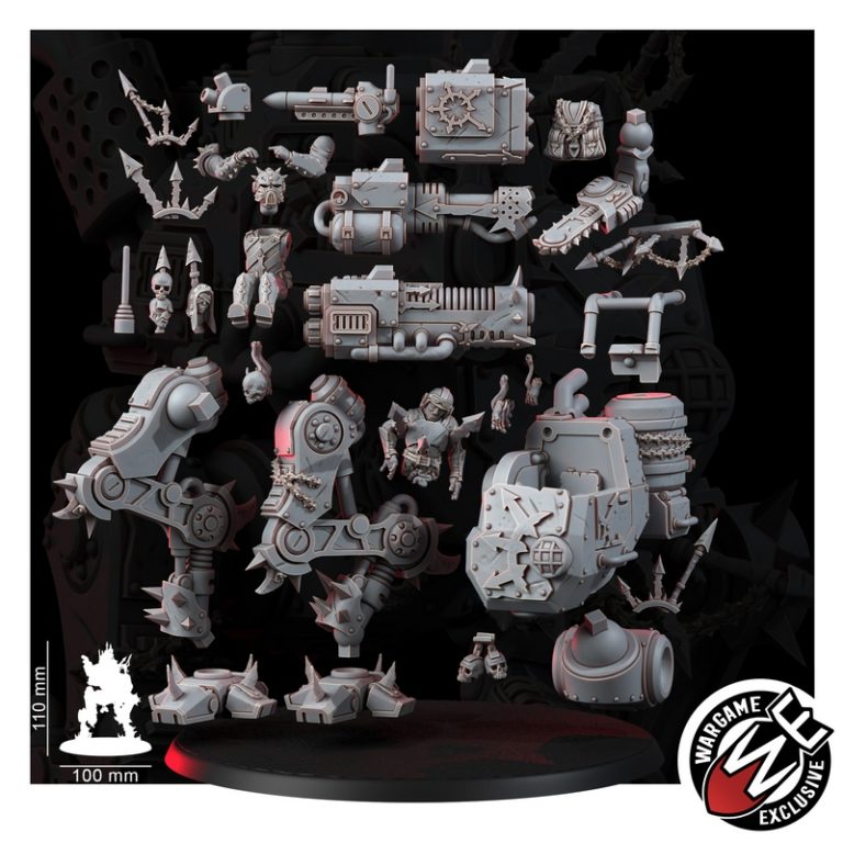 痛感叛徒——守卫者3D打印模型|Renegade of Pain – Defiant Warden – 3D Print Model