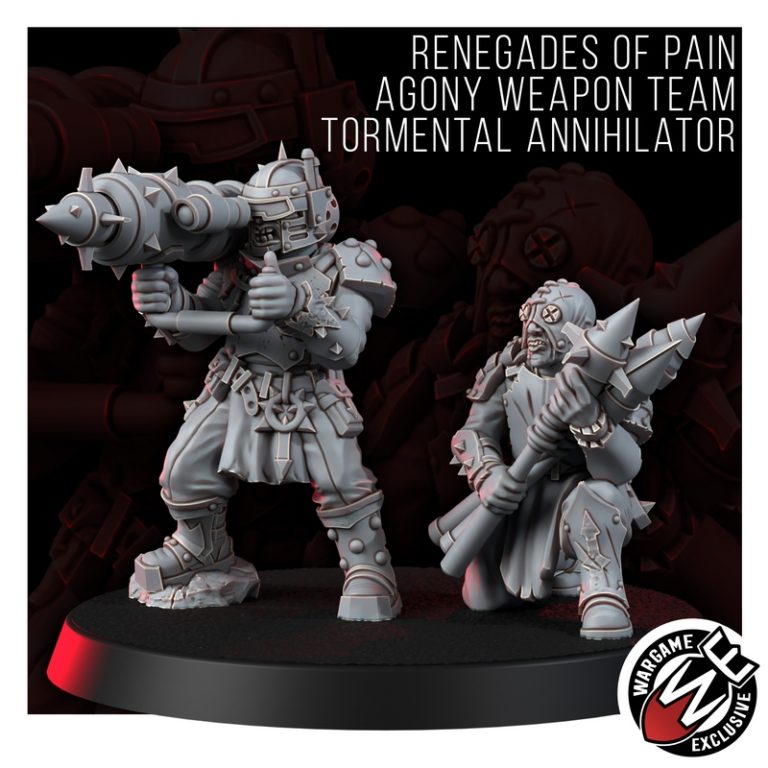 痛苦叛逆者——折磨毁灭者3D打印模型|Renegade of Pain – Agony Weapon Team Tormental Annihilator – 3D Print Model