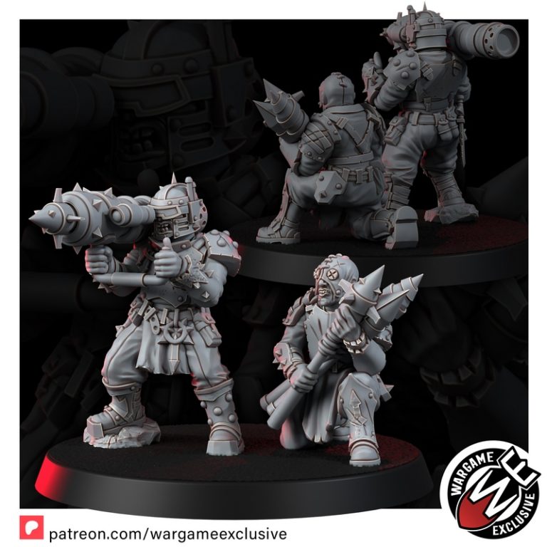 痛苦叛逆者——折磨毁灭者3D打印模型|Renegade of Pain – Agony Weapon Team Tormental Annihilator – 3D Print Model