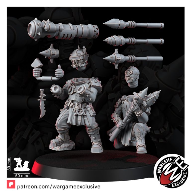 痛苦叛逆者——折磨毁灭者3D打印模型|Renegade of Pain – Agony Weapon Team Tormental Annihilator – 3D Print Model