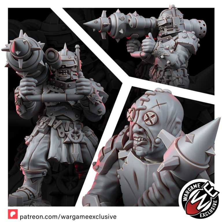 痛苦叛逆者——折磨毁灭者3D打印模型|Renegade of Pain – Agony Weapon Team Tormental Annihilator – 3D Print Model