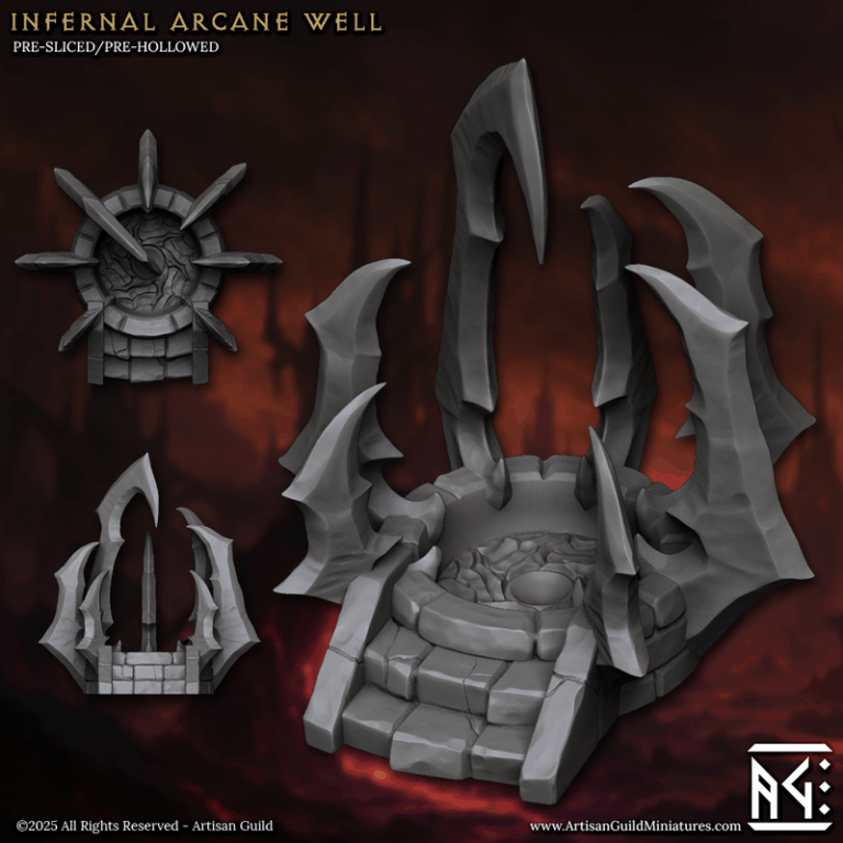 手工工匠协会 - 炼狱军团 - 3D打印模型套装|Artisan Guild – Infernal Legion Complete Set – 3D Print Model