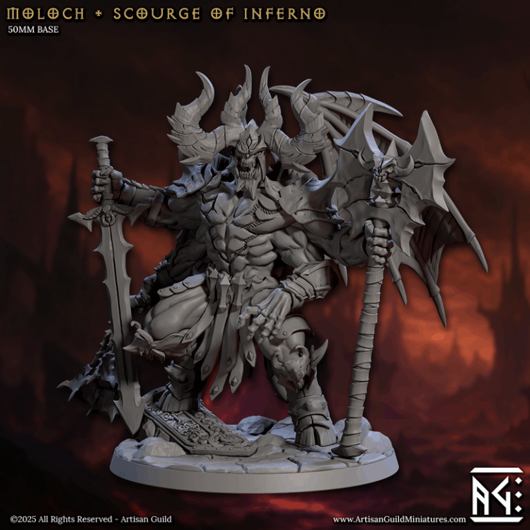 手工工匠协会 - 炼狱军团 - 3D打印模型套装|Artisan Guild – Infernal Legion Complete Set – 3D Print Model