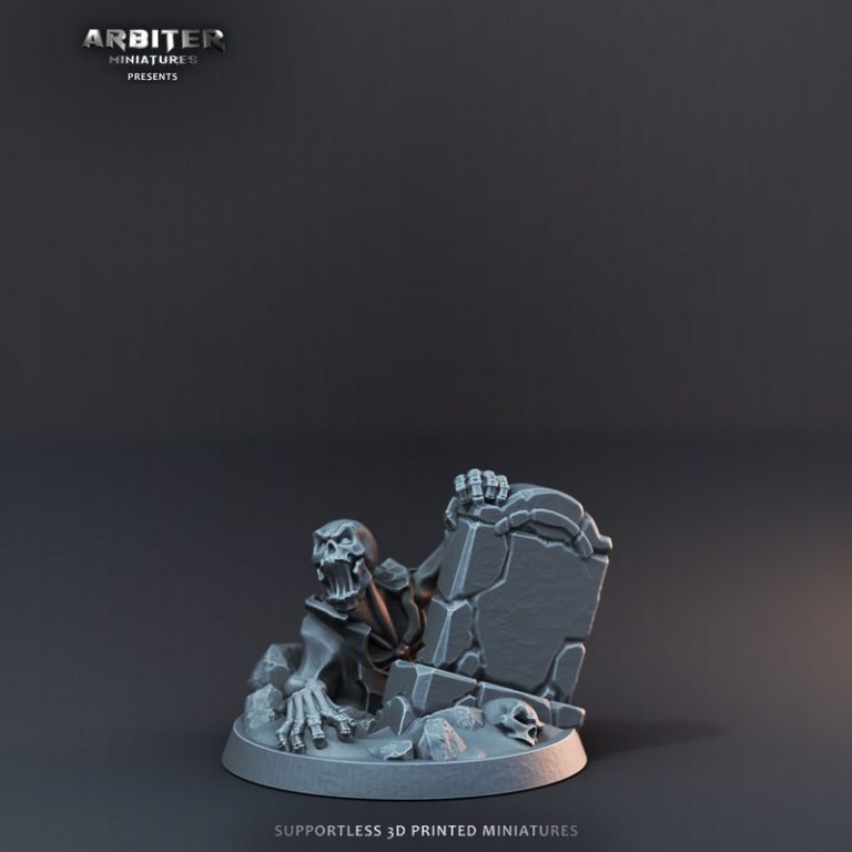 死灵军团 3D打印模型|Arbiter Miniatures Kickstarter 4 – Legion of the Dead – 3D Print Model