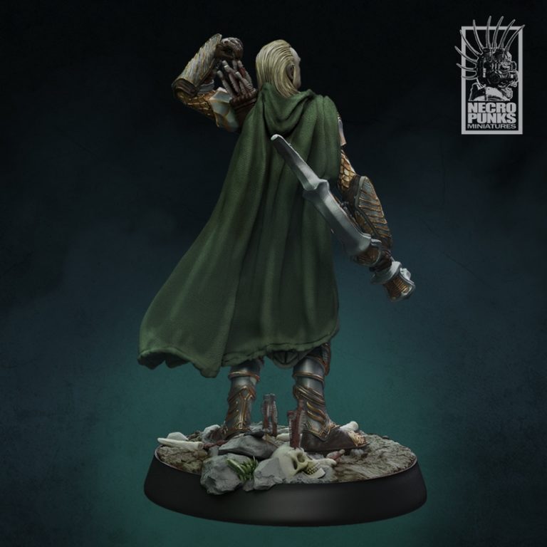 Necropunks 3D打印精灵角色模型|Necropunks Miniatures – HERO ELF – 3D Print Model
