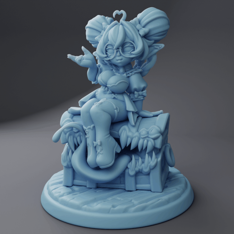双女神——2025年9月3D打印模型|Twin Goddess – September 2025 – 3D Print Model