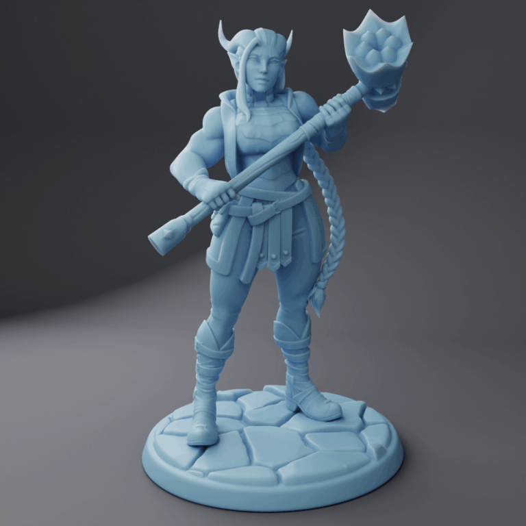 双女神——2025年9月3D打印模型|Twin Goddess – September 2025 – 3D Print Model
