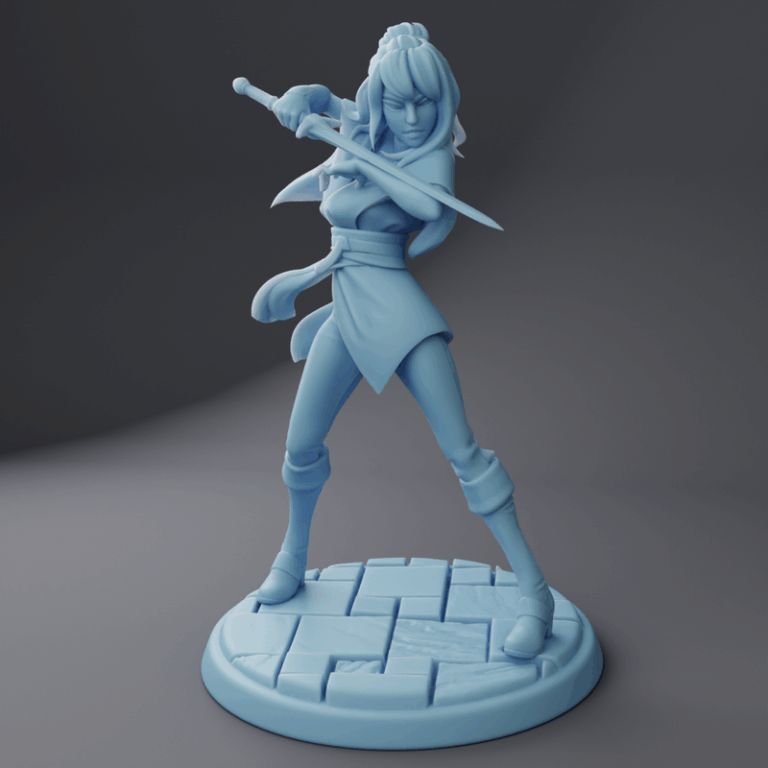 双女神——2025年9月3D打印模型|Twin Goddess – September 2025 – 3D Print Model