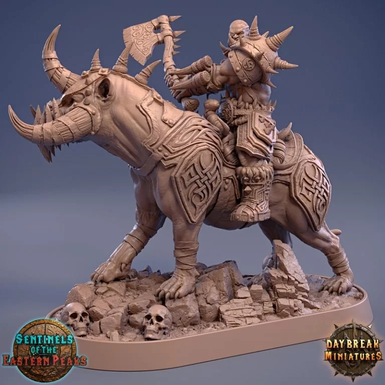 东方群峰守卫者——3D打印模型完整套装|Daybreak Miniatures – Sentinels of the Eastern Peaks – Complete Pack – 3D Print Model