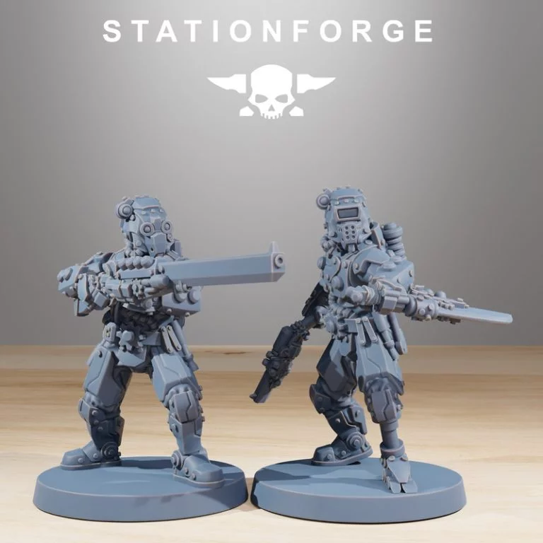 Station Forge——机甲巡逻队3D打印模型|Station Forge – Scavenger Security Patrol – 3D Print Model