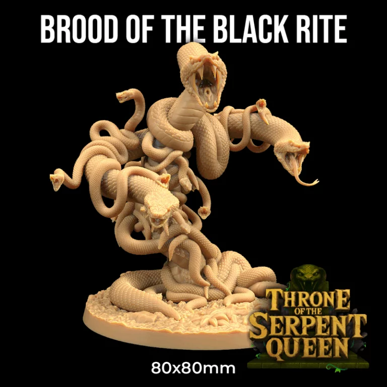 龙捕手旅舍——蛇后王座 3D打印模型|Dragon Trappers Lodge – Throne of The Serpent Queen – 3D Print Model