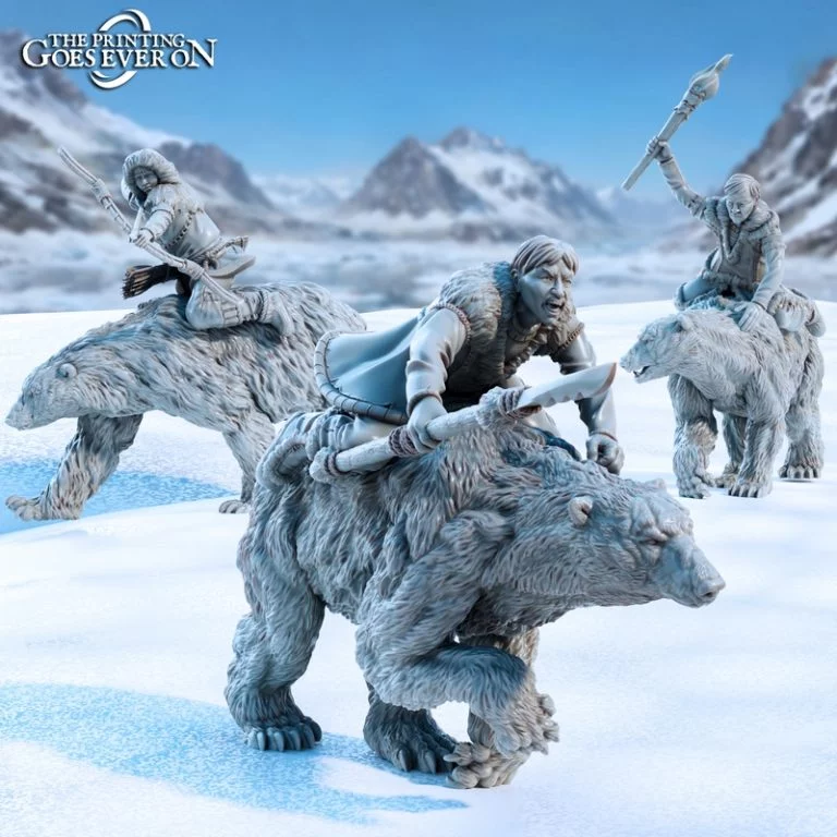 冰原永续——冰原奇谭3D打印模型|The Printing Goes Ever On – Tales of the Glacial Wilds – 3D Print Model