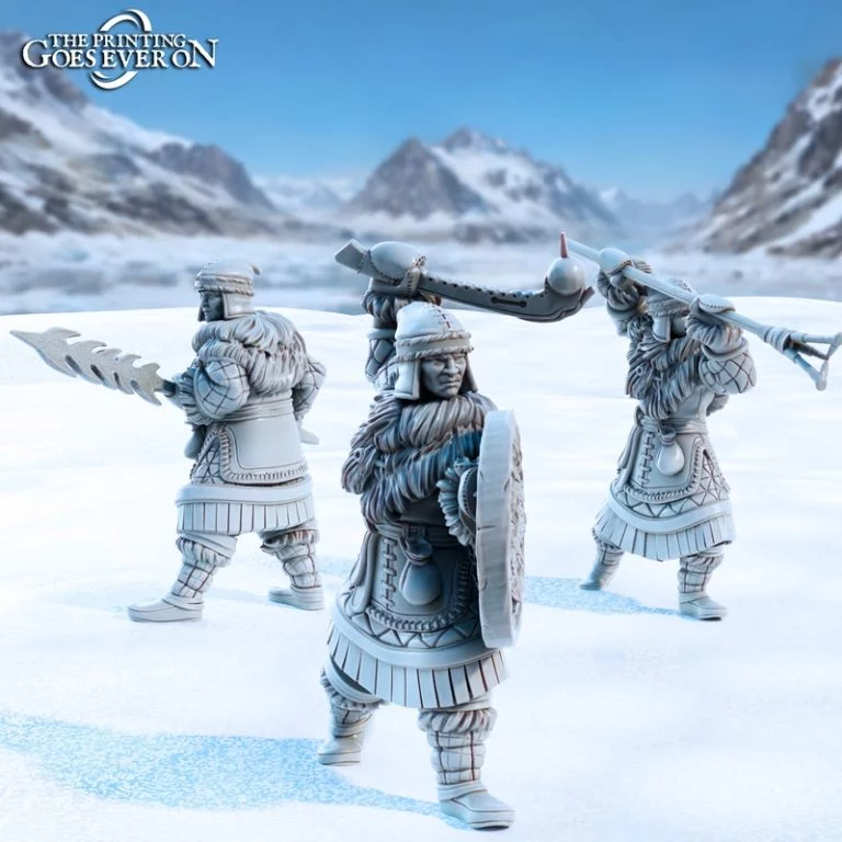 冰原永续——冰原奇谭3D打印模型|The Printing Goes Ever On – Tales of the Glacial Wilds – 3D Print Model