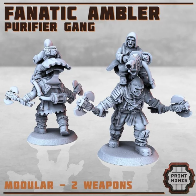 Fanatic Ambler《净化者团体》3D打印模型|Fanatic Ambler – Purifier Gang – 3D Print Model