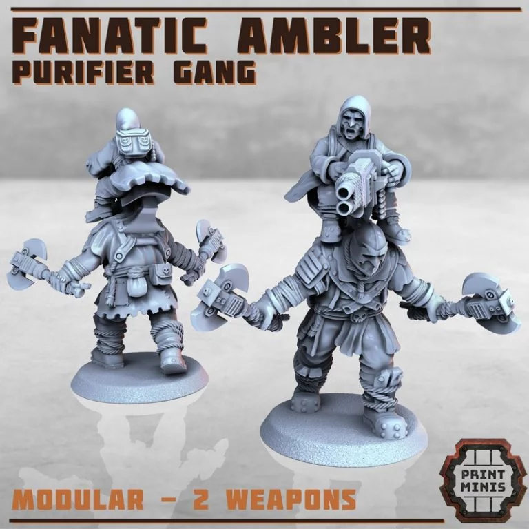 Fanatic Ambler《净化者团体》3D打印模型|Fanatic Ambler – Purifier Gang – 3D Print Model
