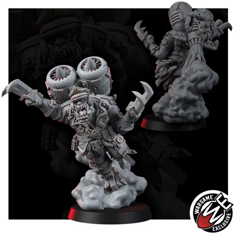 战争游戏独家——ORK风暴乌鸦——3D打印模型|Wargame Exclusive – Ork Stormcrows – 3D Print Model