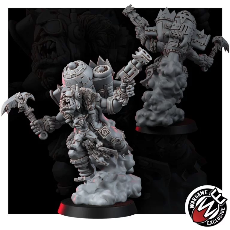 战争游戏独家——ORK风暴乌鸦——3D打印模型|Wargame Exclusive – Ork Stormcrows – 3D Print Model