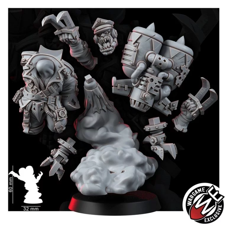 战争游戏独家——ORK风暴乌鸦——3D打印模型|Wargame Exclusive – Ork Stormcrows – 3D Print Model
