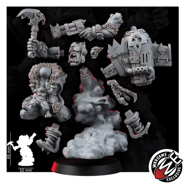 战争游戏独家——ORK风暴乌鸦——3D打印模型|Wargame Exclusive – Ork Stormcrows – 3D Print Model