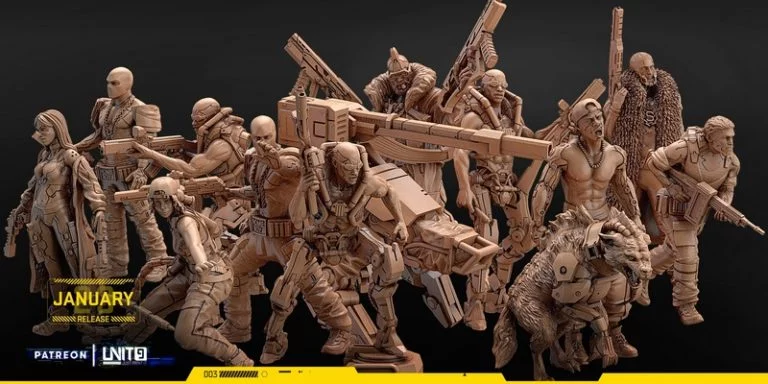 3D打印模型：《原神》旅行者角色模型|Unit9 January 2023 – 3D Print Model