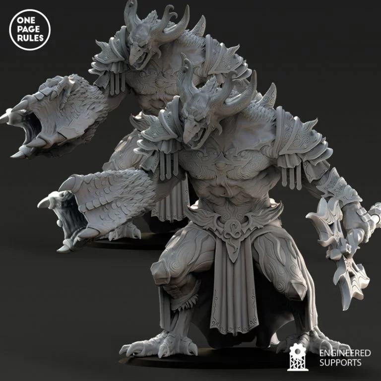 一页规则 机械守护者 军团模型 3D打印版|One Page Rules – Change Daemons – Army Bundle – 3D Print Model