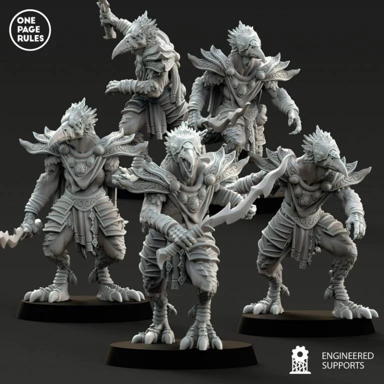 一页规则 机械守护者 军团模型 3D打印版|One Page Rules – Change Daemons – Army Bundle – 3D Print Model