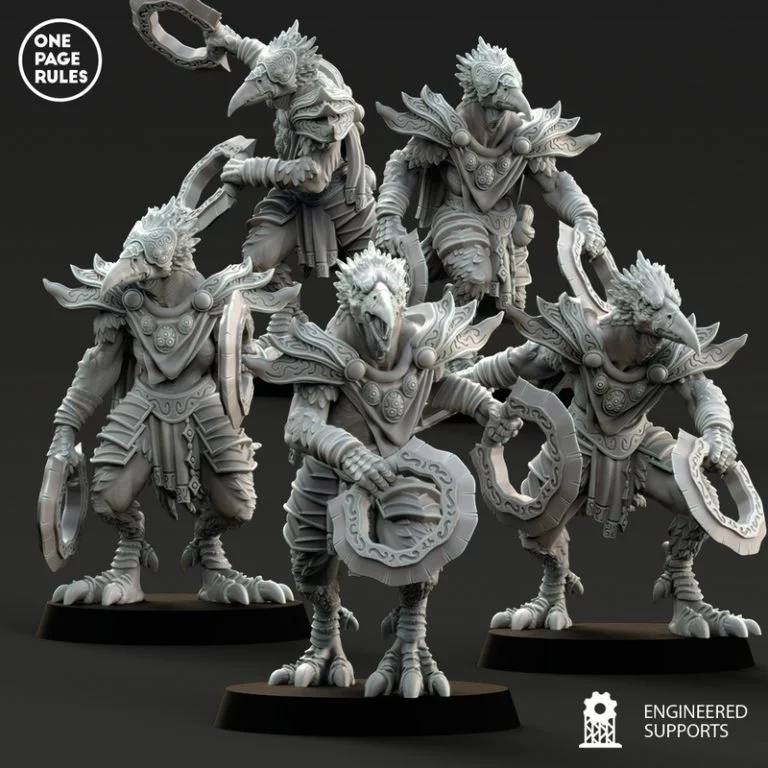 一页规则 机械守护者 军团模型 3D打印版|One Page Rules – Change Daemons – Army Bundle – 3D Print Model