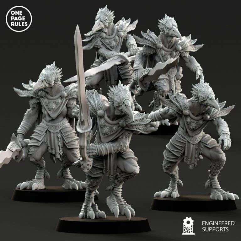一页规则 机械守护者 军团模型 3D打印版|One Page Rules – Change Daemons – Army Bundle – 3D Print Model