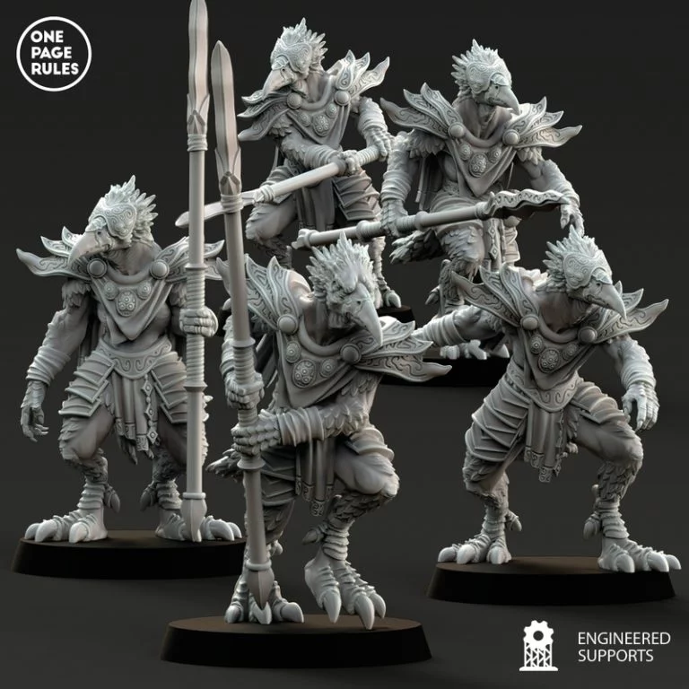 一页规则 机械守护者 军团模型 3D打印版|One Page Rules – Change Daemons – Army Bundle – 3D Print Model