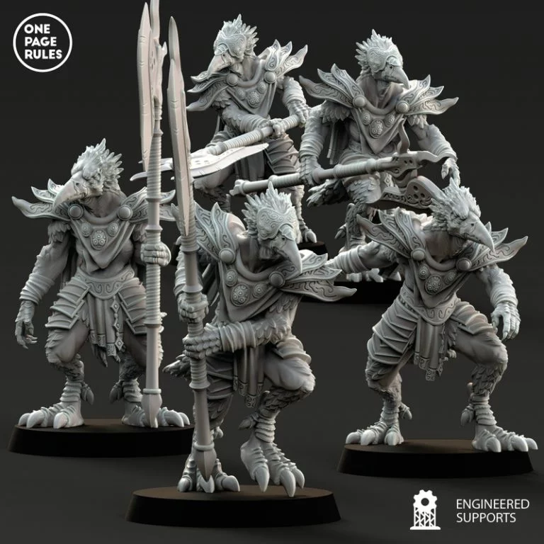 一页规则 机械守护者 军团模型 3D打印版|One Page Rules – Change Daemons – Army Bundle – 3D Print Model