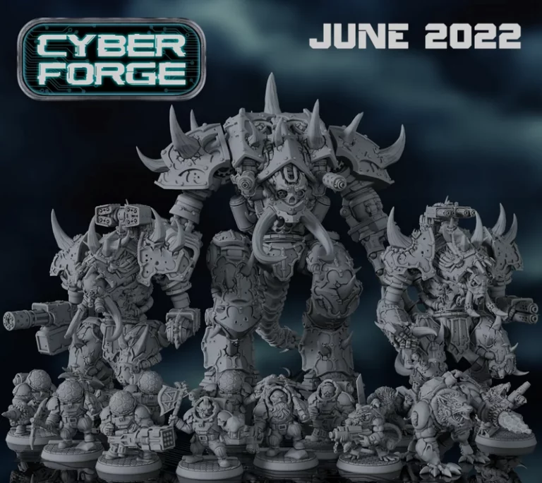 赛博锻炉——银河采矿联盟——3D打印模型|Cyber Forge – June 22 – Galactic Mining League – 3D Print Model