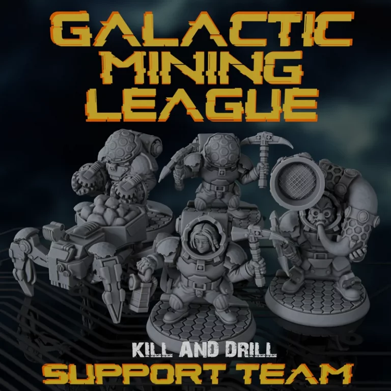 赛博锻炉——银河采矿联盟——3D打印模型|Cyber Forge – June 22 – Galactic Mining League – 3D Print Model