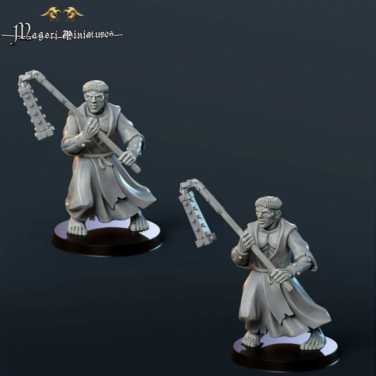 魔格里迷你模型 - 2025年6月 - 狂猎战团第三卷 3D打印模型|Magori Miniatures – June 2025 – Witch Hunter Warband Vol 3 – 3D Print Model