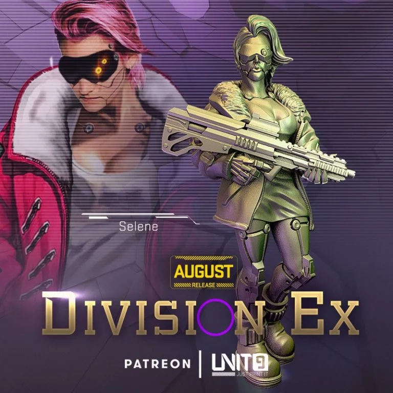 单元9 - 分割模型集 - 3D打印角色模型|Unit9 – Division Ex Bundle – 3D Print Model