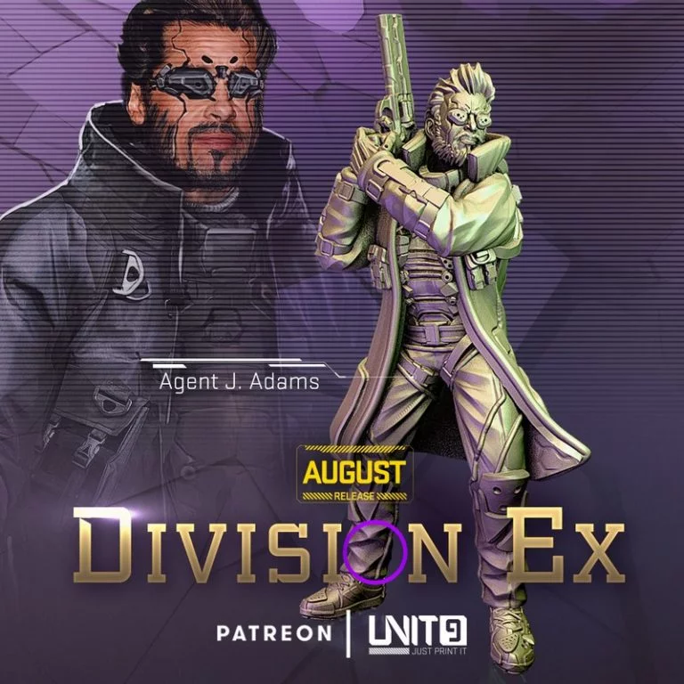 单元9 - 分割模型集 - 3D打印角色模型|Unit9 – Division Ex Bundle – 3D Print Model