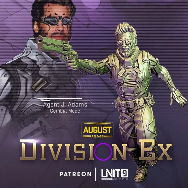 单元9 - 分割模型集 - 3D打印角色模型|Unit9 – Division Ex Bundle – 3D Print Model